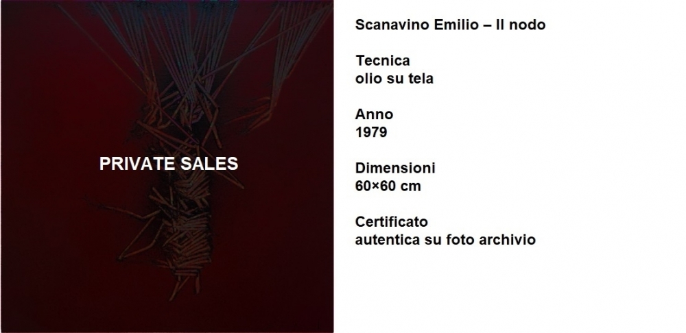 EMILIO SCANAVINO  -  PRIVATE SALES - IORI CASA D'ASTE